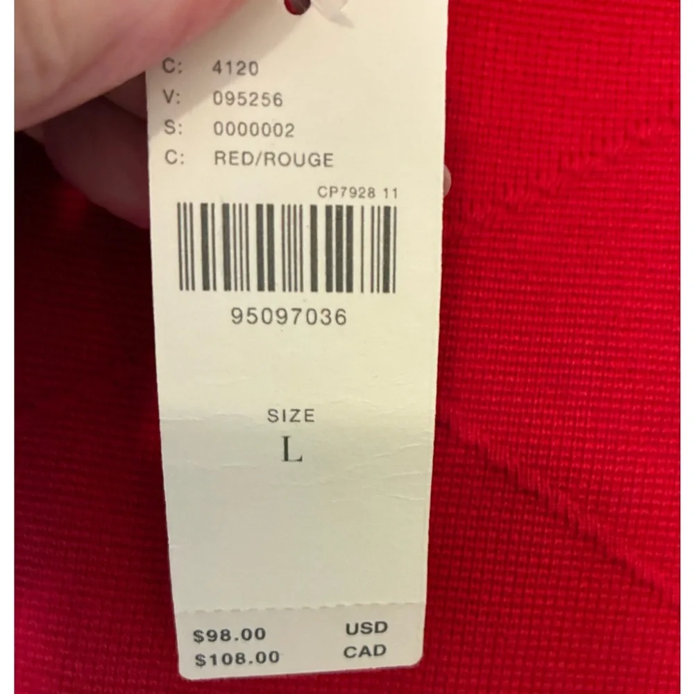 ❤️💐NEW! Anthropologie Maeve Bows Red Pencil Mini Skirt Size Large